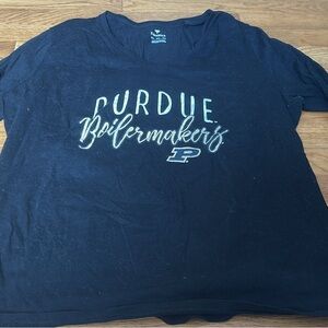 Fanatics Navy Purdue Boilermakers Short Sleeve Tee